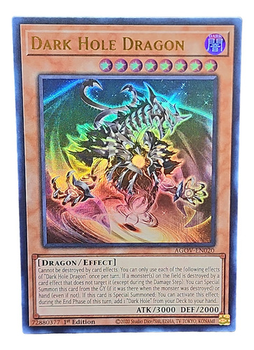 Dark Hole Dragon Yugioh! Inglés Ultra Rare 