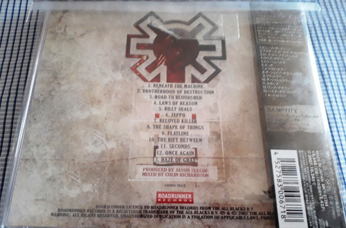 Cd Sanctity - Road To Bloodshed 1er Ed. Japonesa Heavy Metal (Usado)