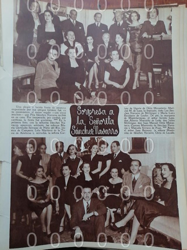 Afiche Antiguo. 1951. En Casa De Guadalupe Sanchez Navarro