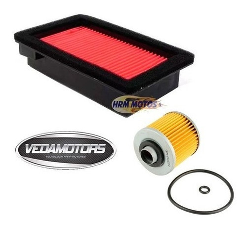 Kit Filtro De Ar E Óleo Yamaha Xt 660 Xt 660r Vedamotors