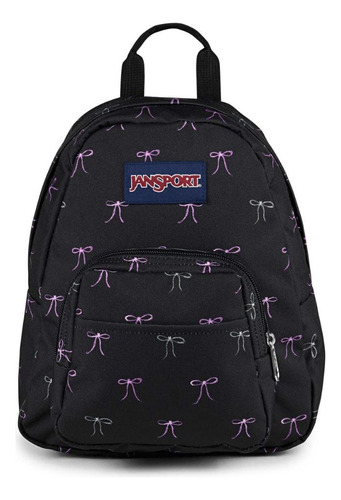 Mini Mochila Jansport Half Pint Bad Bows Preto