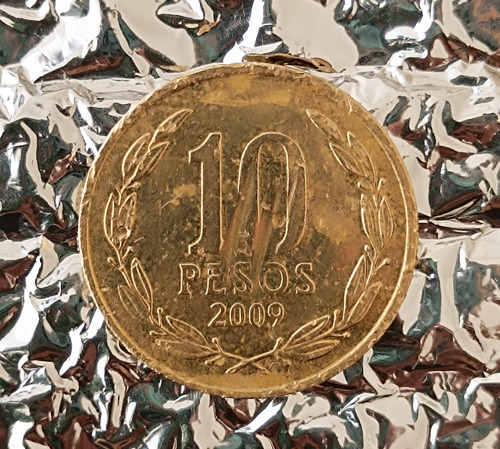 Moneda De 10 Pesos Chilenos Año 2009 Errors (Usado)