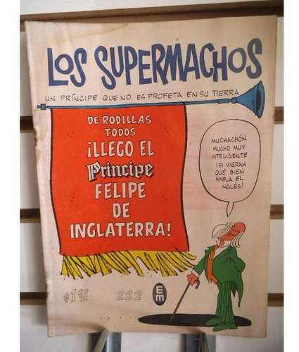 Comic Los Supermachos 222 Editorial Posada Vintage 