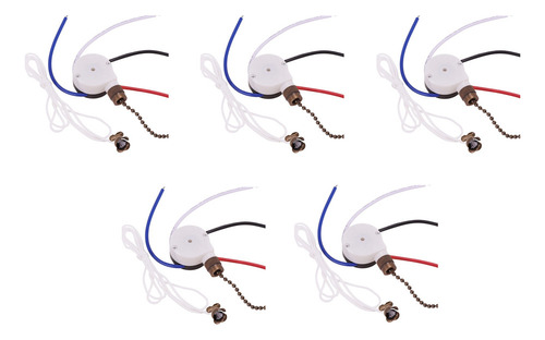 Kit De 5 Interruptores Para Ventilador De Techo, 3 Velocidad