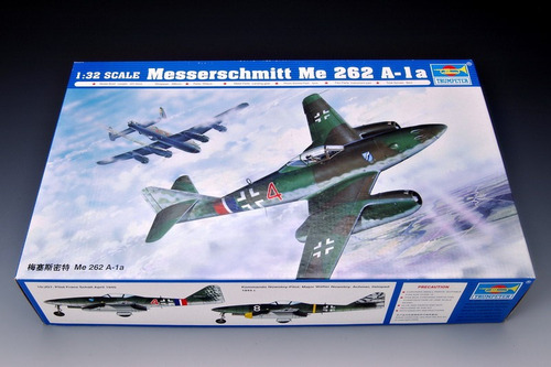 Trumpeter 02235 Messerschmitt Me 262 A-1a 1:32 Gris