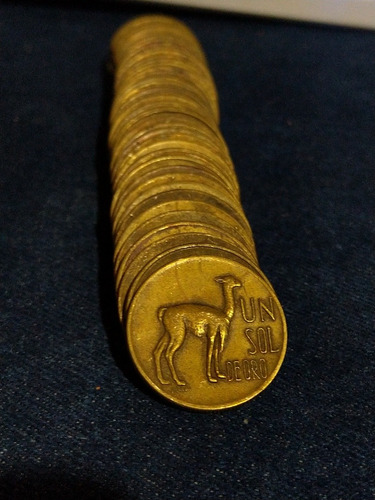 Monedas Antigua Del Peru De Un Sol De Oro Años Variados