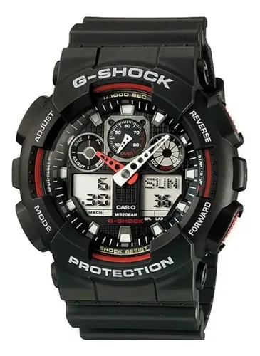 b*k様 ★CASIO カシオ G-SHOCK 海外モデル メンズ GA-100 Relógio Casio G-shock Masculino GA-100-1A4DR | Frete grátis
