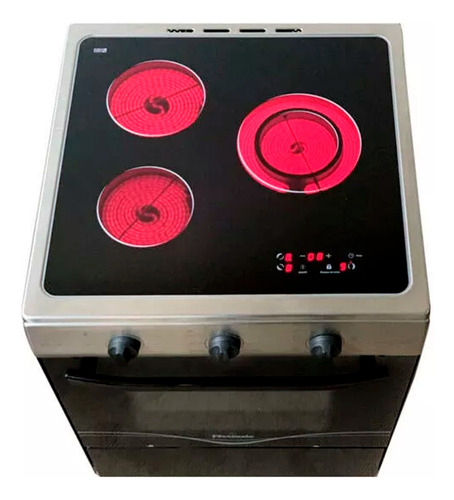 Cocina Electrica Florencia Flor8638f Con Anafe Vitro Táctil
