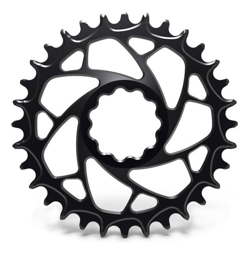Plato Mtb Alugear Elm 34t Redondo Montaje Directo Rotor Rex