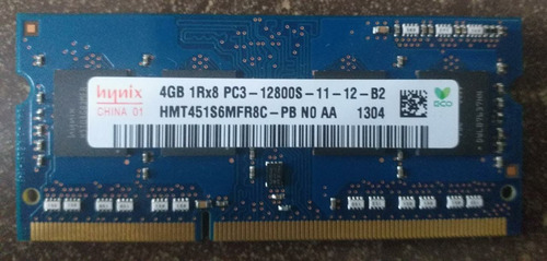 Memoria Ram 4g Ddr3 1333mhz Para Lapto