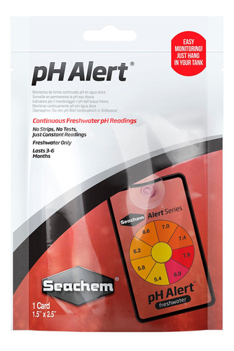 Seachem Ph Alert - Medidor / Teste De Ph 