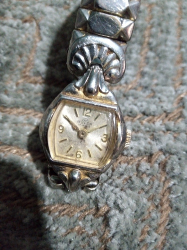 Antiguo Reloj Buler Para Dama De Los 50s Bello Para Reparar 