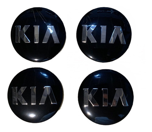 4x Tapa Centro Rin Kia Universal Picanto Sportage Cerato