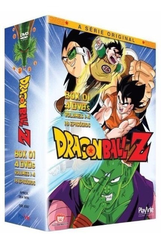 Box Dragon Ball Z: Volumes 1 A 4 - Novo E Lacrado