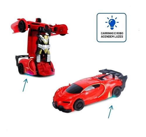 Imagem 4 de 6 de Carrinho De Controle Remoto Transformers Changebot