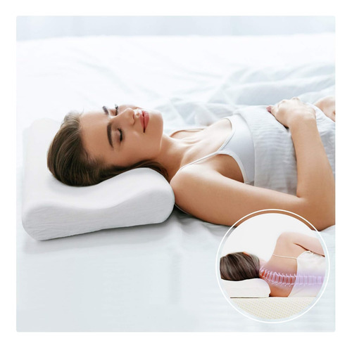 Zg Home Queen Almohada De Espuma Viscoelástica, Almohada Par