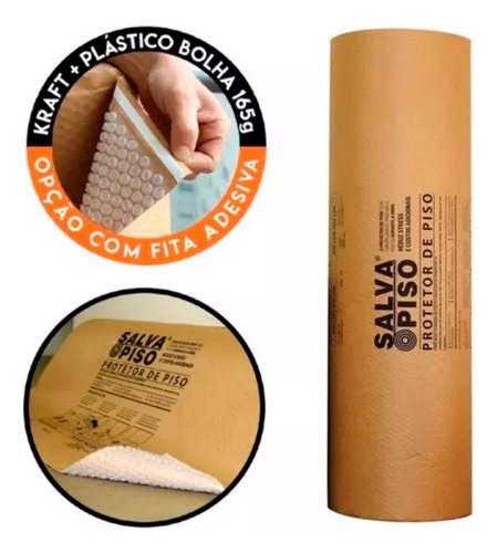 Protetor Pinturas Reformas Salva Piso Salvabras 1x25m