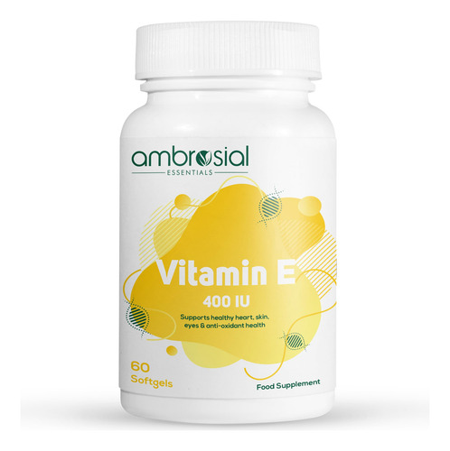 Ambrosial Vitamina E 400 Ui 60 Cápsulas Blandas