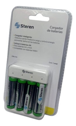 Cargador De Pilas Aa Y Aaa Con 4 Pilas A