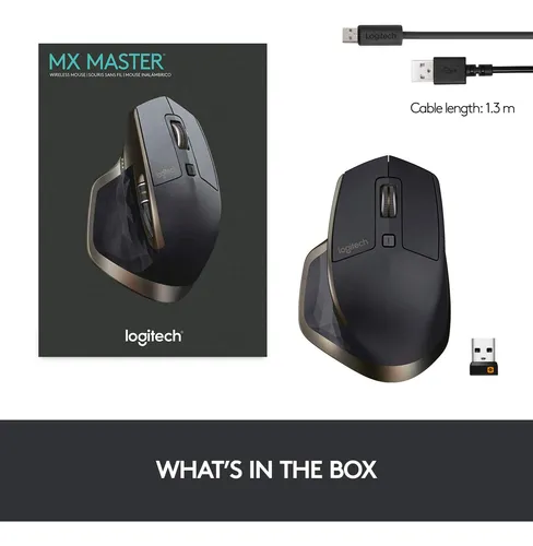 Mouse Logitech Mx Master Conecta A 3 Meteorite Black 1u