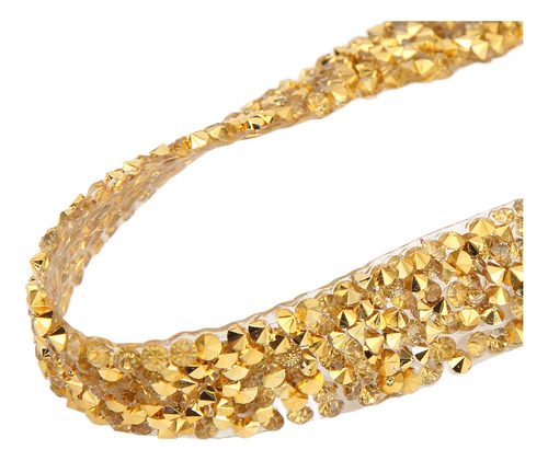 Fitas De Strass, Strass Brilhantes, 5 Jardas E 1,5 Cm De Lar