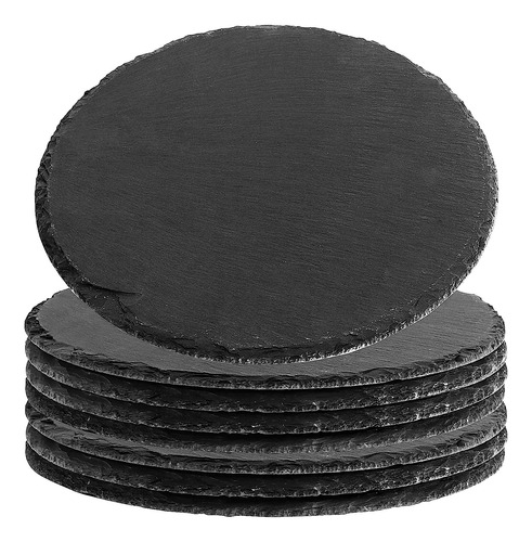 Juego De Tablas Funsuei Stone, 20 Cm, Color Negro, 8 Piezas