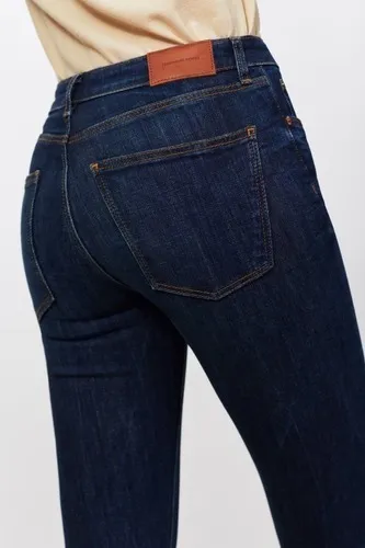 Jeans Tiro Alto De Dama Zara The Mid Waist Skinny