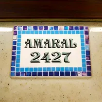 Comprar Chapas Para Domicilio Direccion Y Calle Estilo Venecitas
