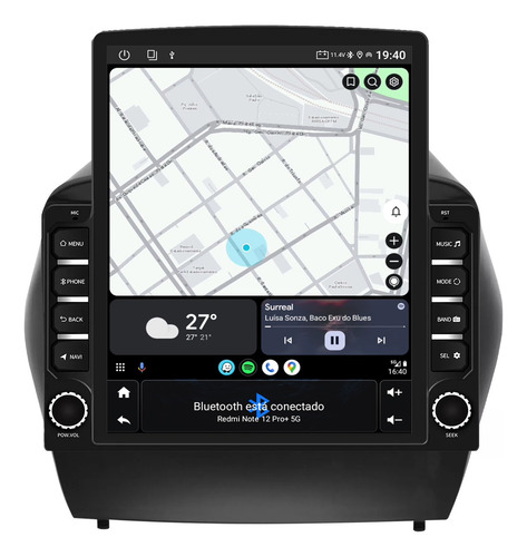 Kit Multimidia Ix35 10/17 9,7p Android Carplay 2gb 64gb