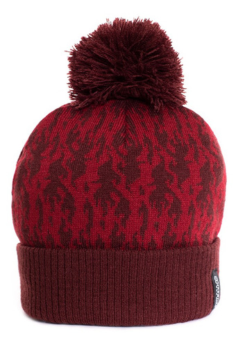 Gorro Beanie De Lana Spitfire Urban Pompom Burdeo