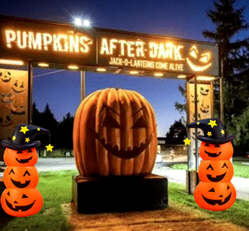 Calabazas Inflables Halloween Apiladas Decoración Muertos