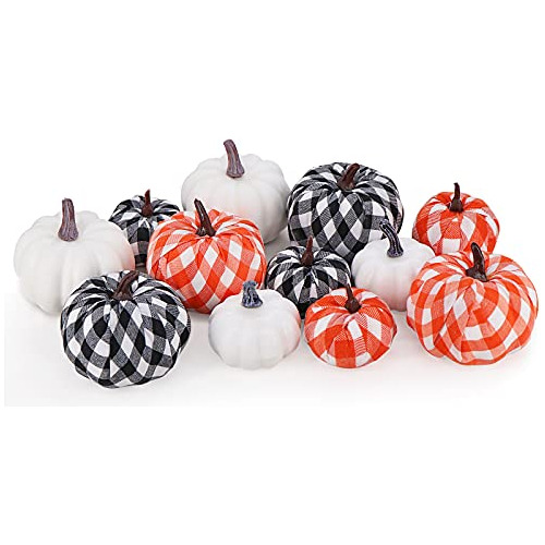 Conejo Chorus 12 Pcs Artificial Calabazas Halloween 9h9we