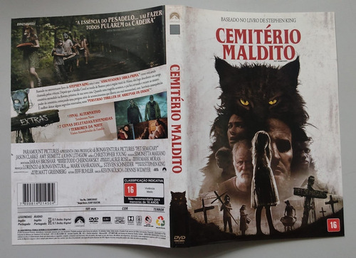 Cemitério Maldito Dvd 2019 Jason Clarke John Lithgow Pet Sem (Usado)