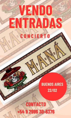 Concierto Mana - 22/2/2024 - 21hs