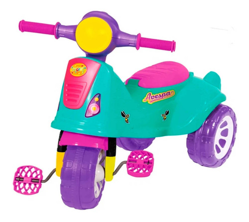 Triciclo Infantil Kids Maral Avespa Basic Pink