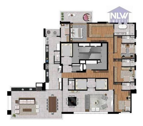 Imagem 1 de 11 de Apartamento Com 4 Dormitórios À Venda, 337 M² Por R$ 6.000.000,00 - Tatuapé - São Paulo/sp - Ap4358