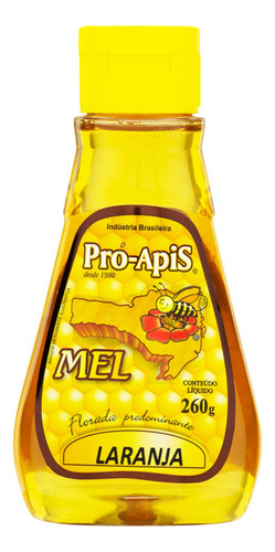 Mel Florada de Laranjeira Pró-Apis Squeeze 260g
