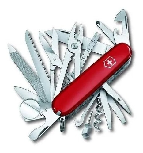 Navaja Victorinox Swiss Champ 33 Funciones Con Estuche Cuero