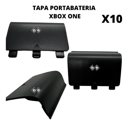20 Tapas Bateria Para Control Xbox One Pila Negras Nuevas