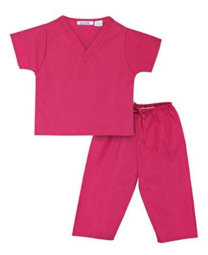 Scoots Kids Scrubs, Medical Green, 12-18 Lkt8g