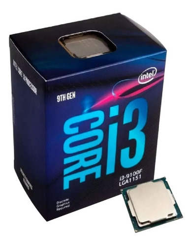 Procesador Intel Core I3 9100f 9th Gen 4.2ghz 4 Núcleos 6c