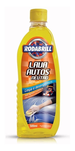 Shampoo Xampu Automotivo Neutro Rodabrill 500ml Lava Autos
