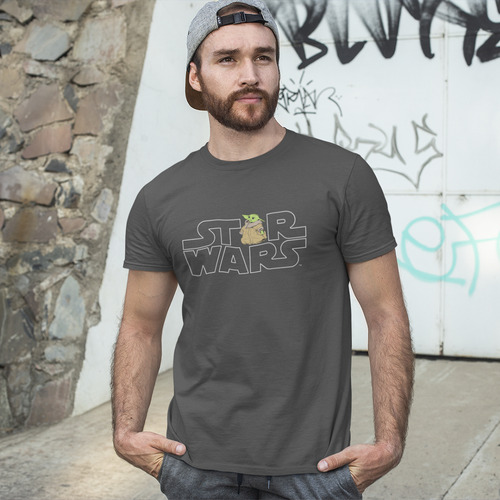 Playera Grogu Mandalorian Star Wars Producto Oficial