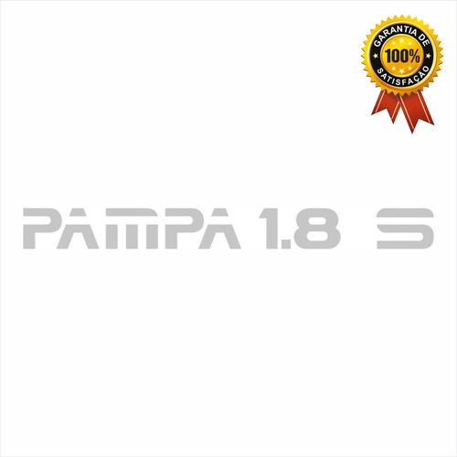 Emblema/adesivo Pampa 1.8 S - Prata