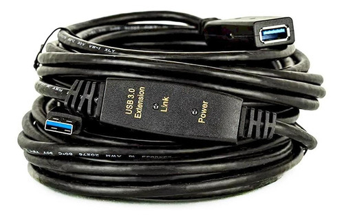 Extensão Usb 3.0 Ativo Repetidor Macho Fêmea 30 Metros