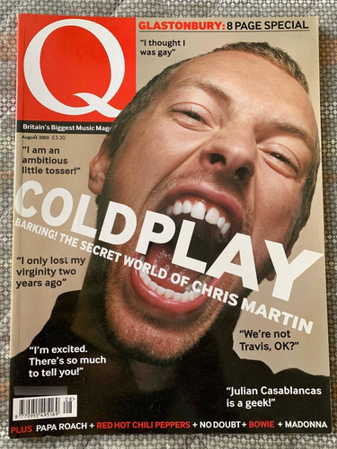 Revista Q The Music Coldplay Agosto 2002