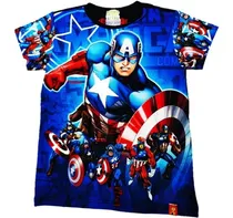 Comprar Camiseta Niño Capitan America, Avengers, Marvel, Otros