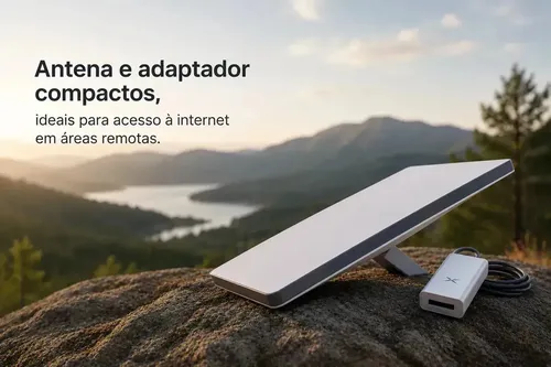 Kit De Internet Via Satelite Starlink Mini Branco | Parcelamento