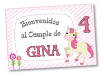 Comprar Kit Imprimible Caballo Rosa Mod.4 Deco Candy Bar Caballos
