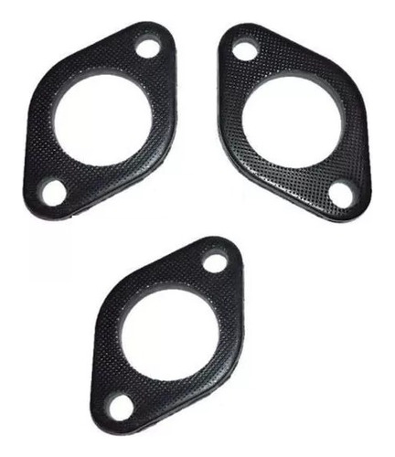 Kit Flange Para Escapamento 2 Polegadas 2 Furos Universal 3u